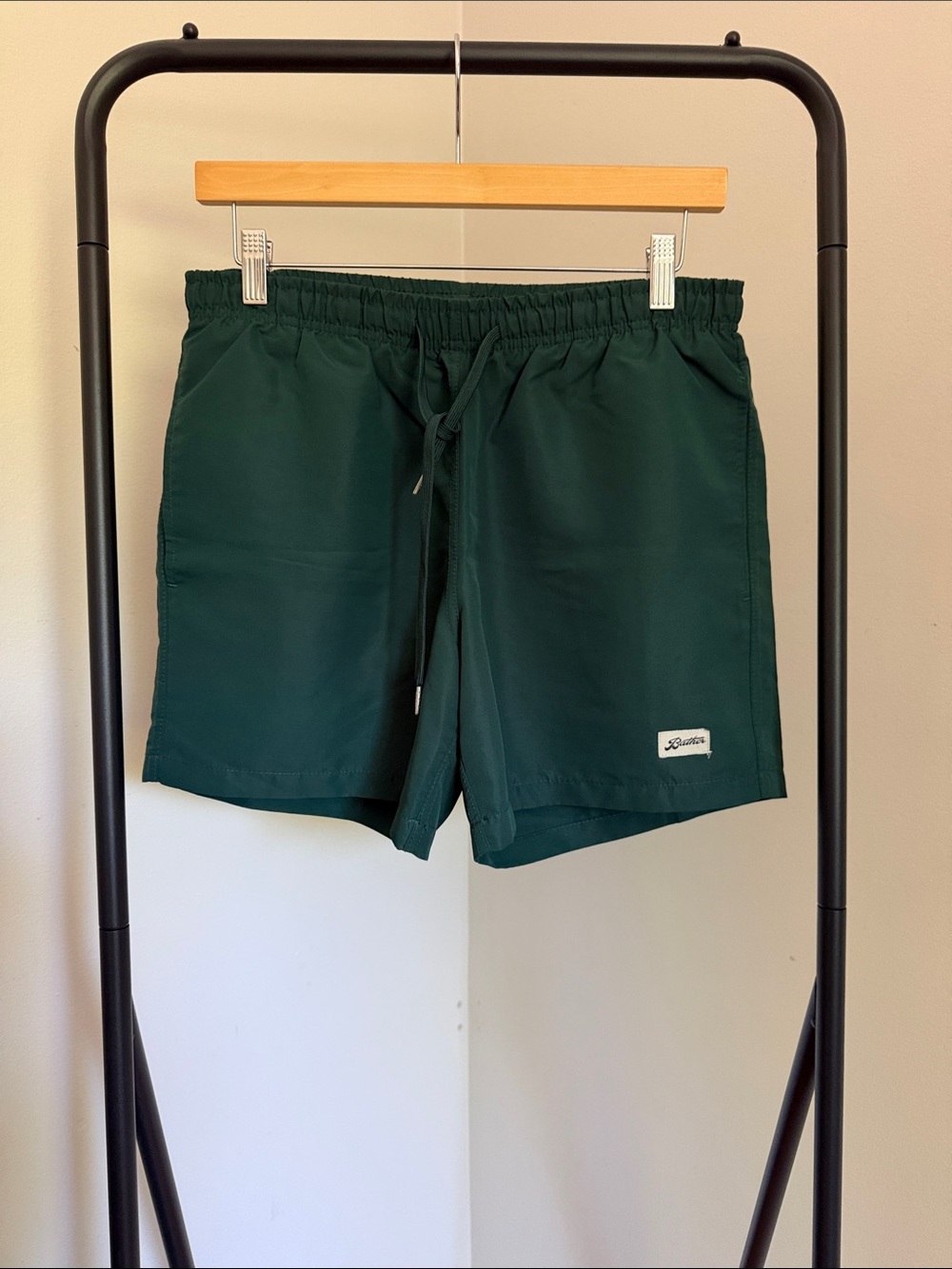 Bather Solid Pine Swim Trunk